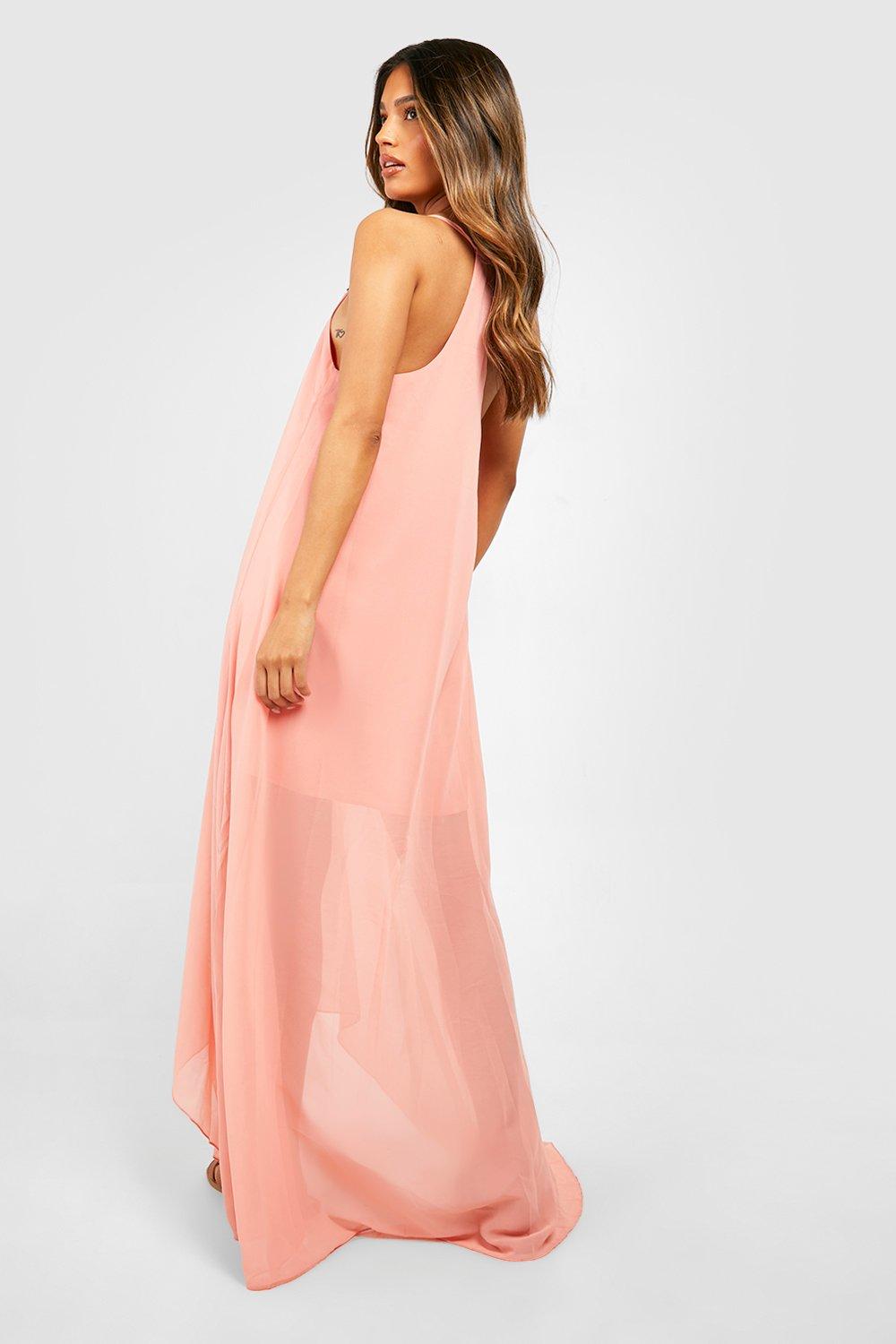 Dip hem dress boohoo sale