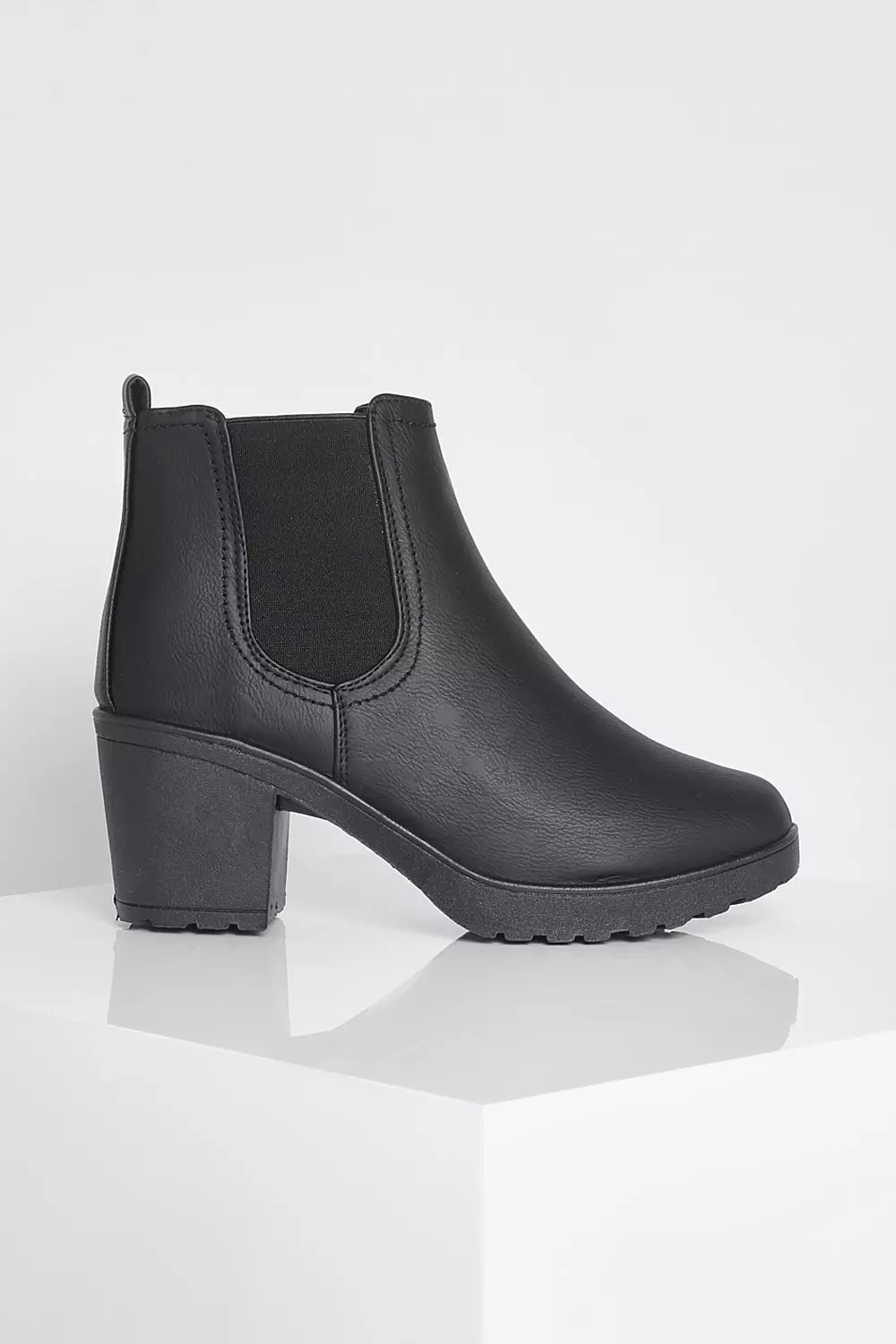 Cleated shop heel boots