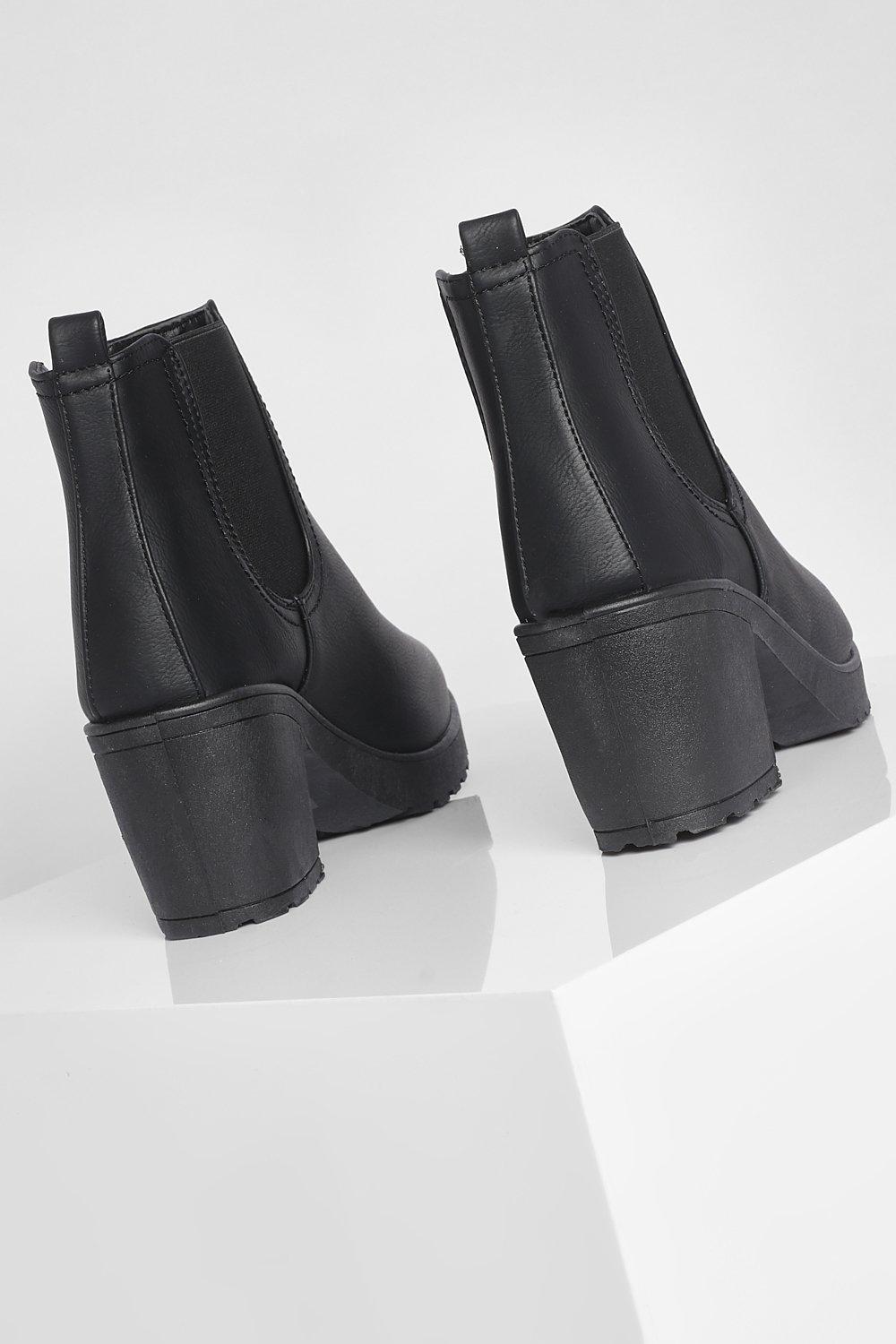 boohoo black booties