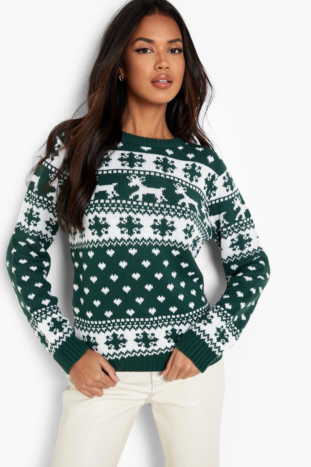 boohoo christmas jumpers ladies