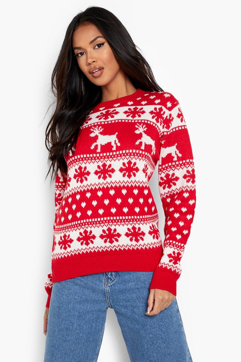 Christmas red clearance sweater