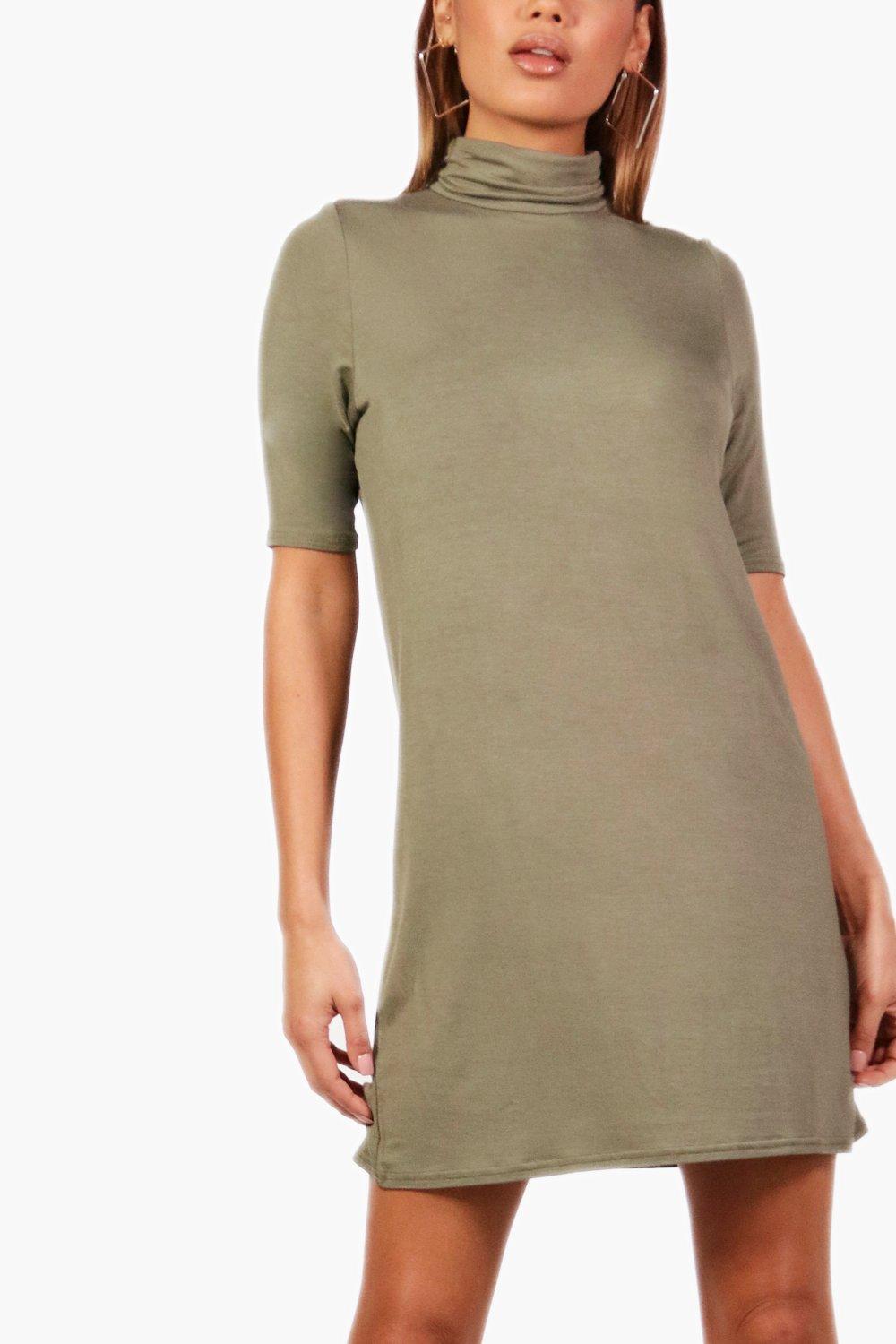 Turtleneck t shirt outlet dress