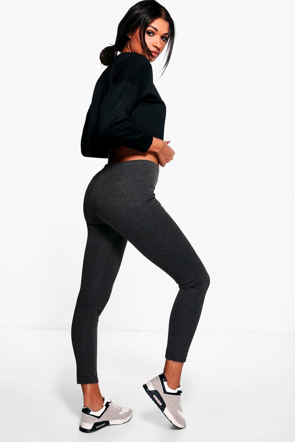 Basic Thick Ponte High Waist Leggings