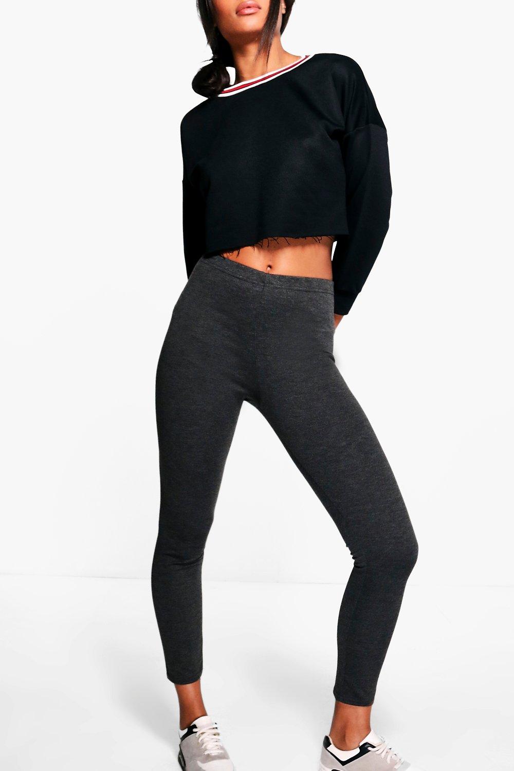 Basic Thick Ponte High Waist Leggings