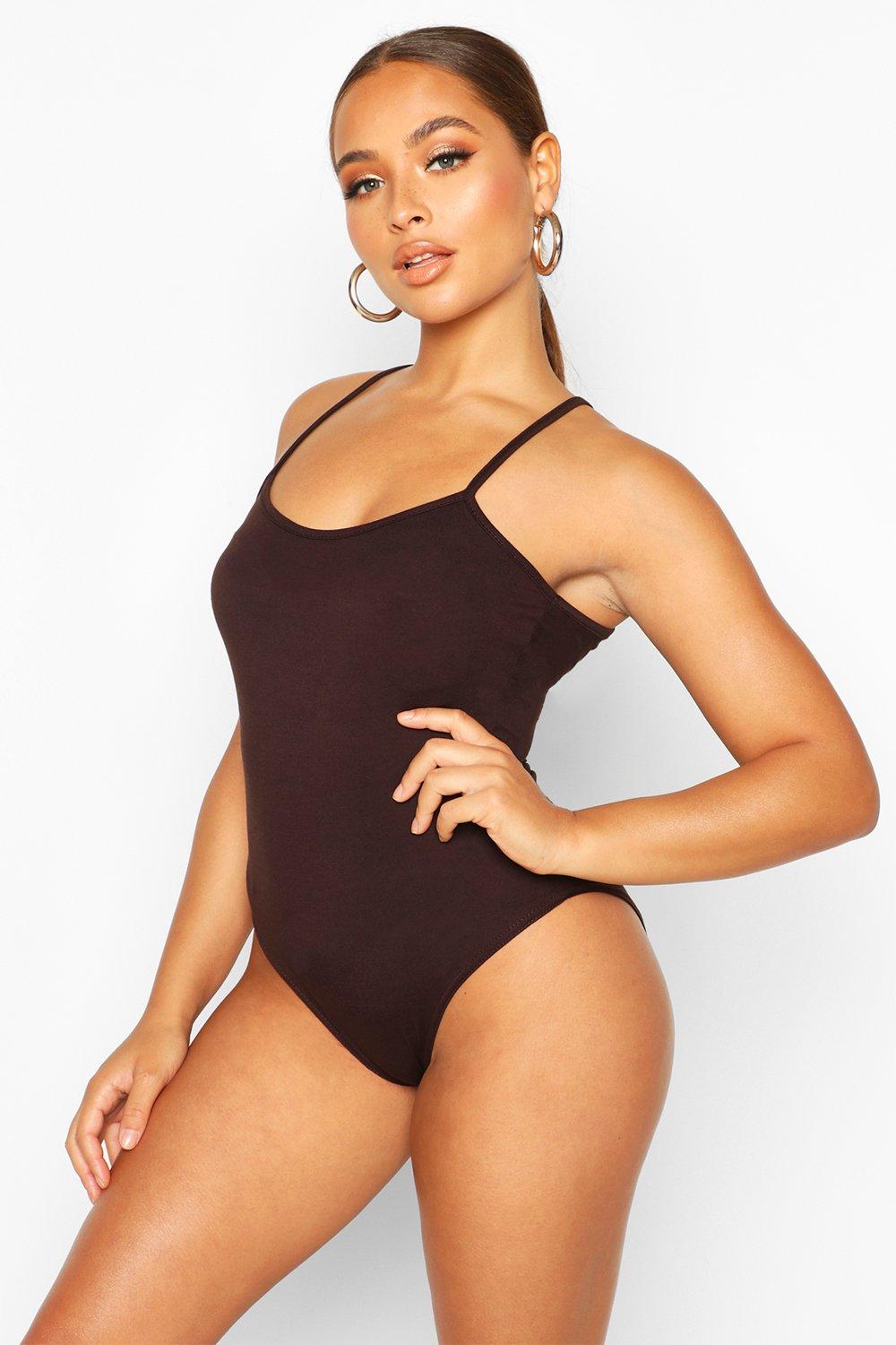 thin strap bodysuit