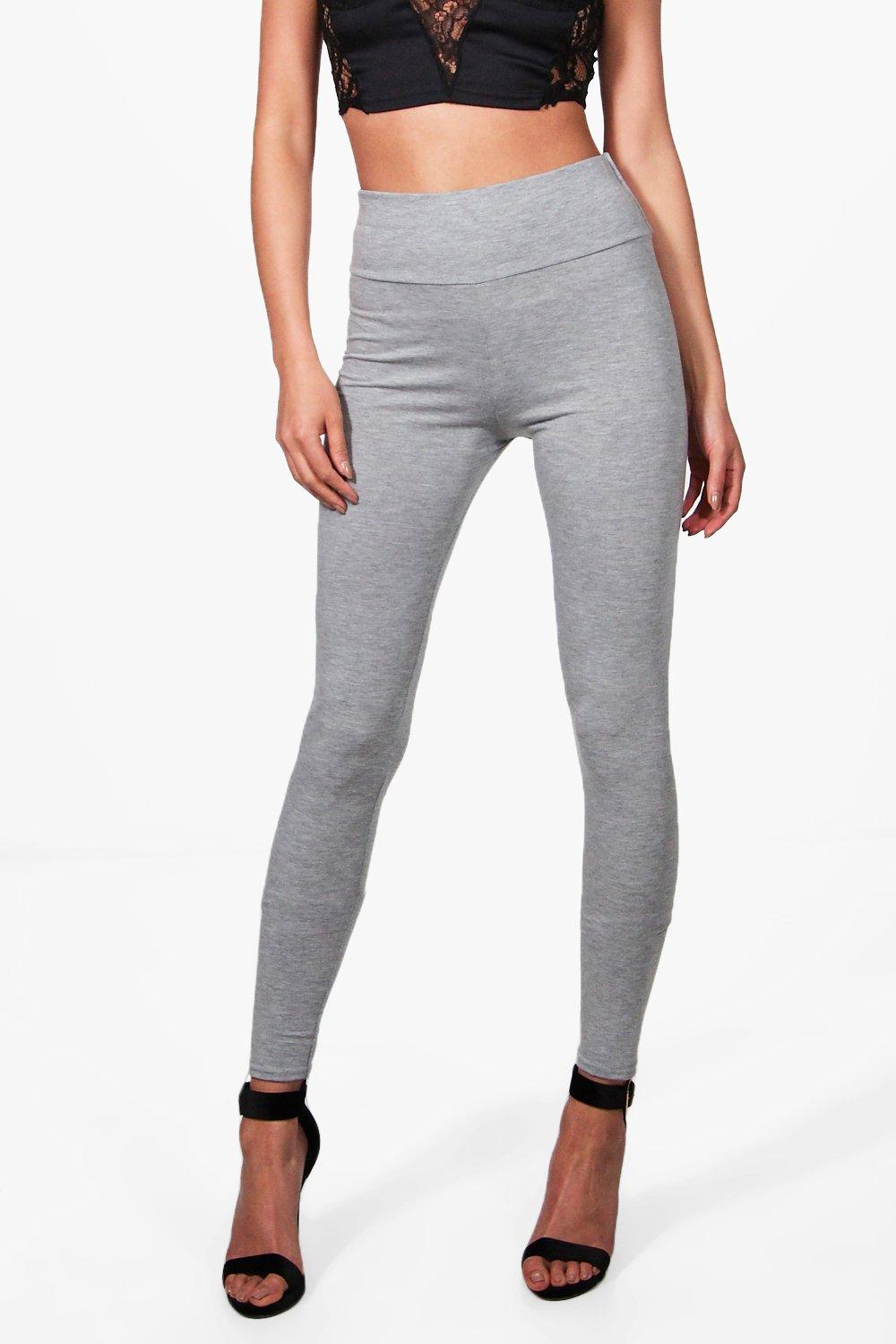 Basic High Waist Viscose Leggings boohoo AU