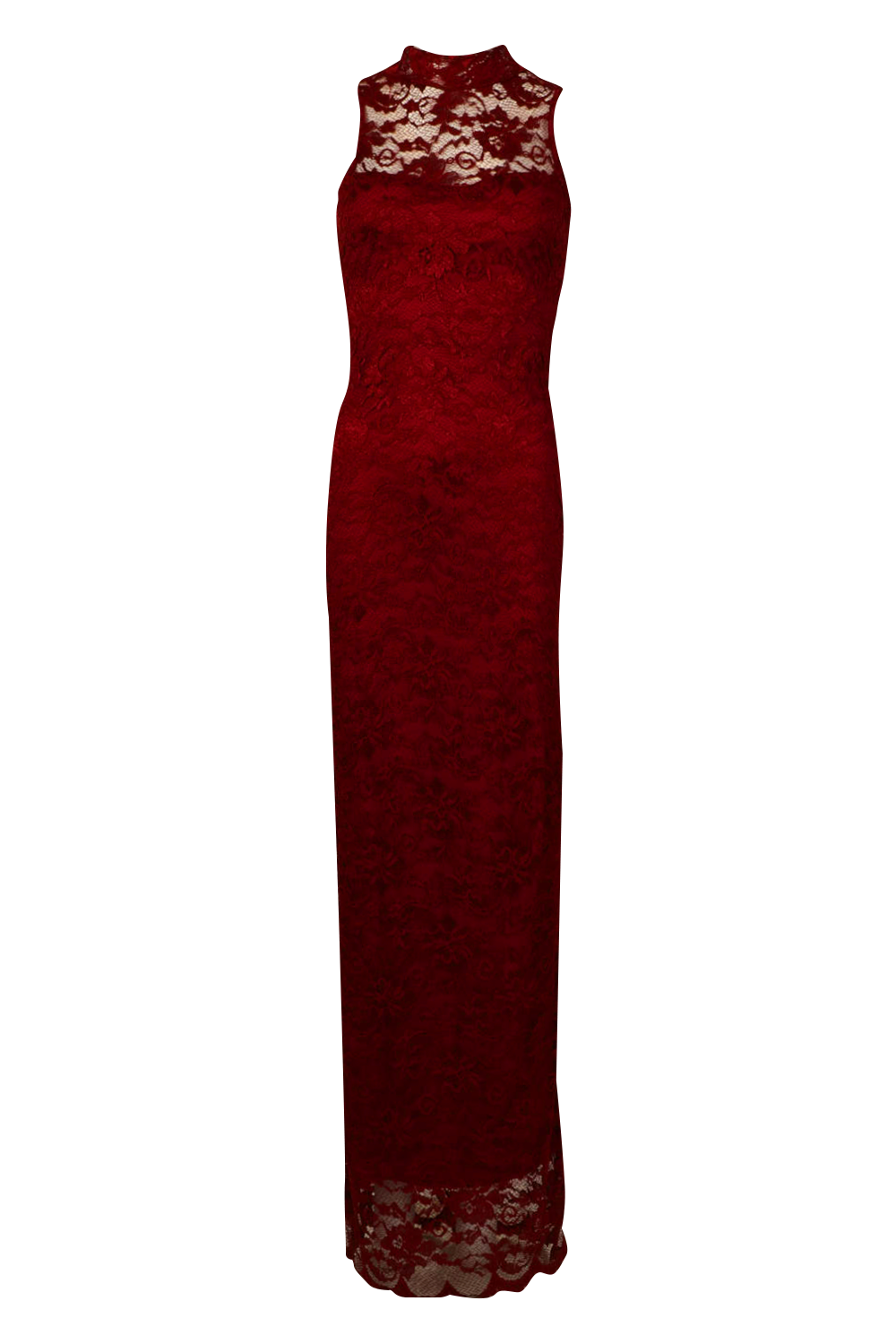 red maxi dress boohoo