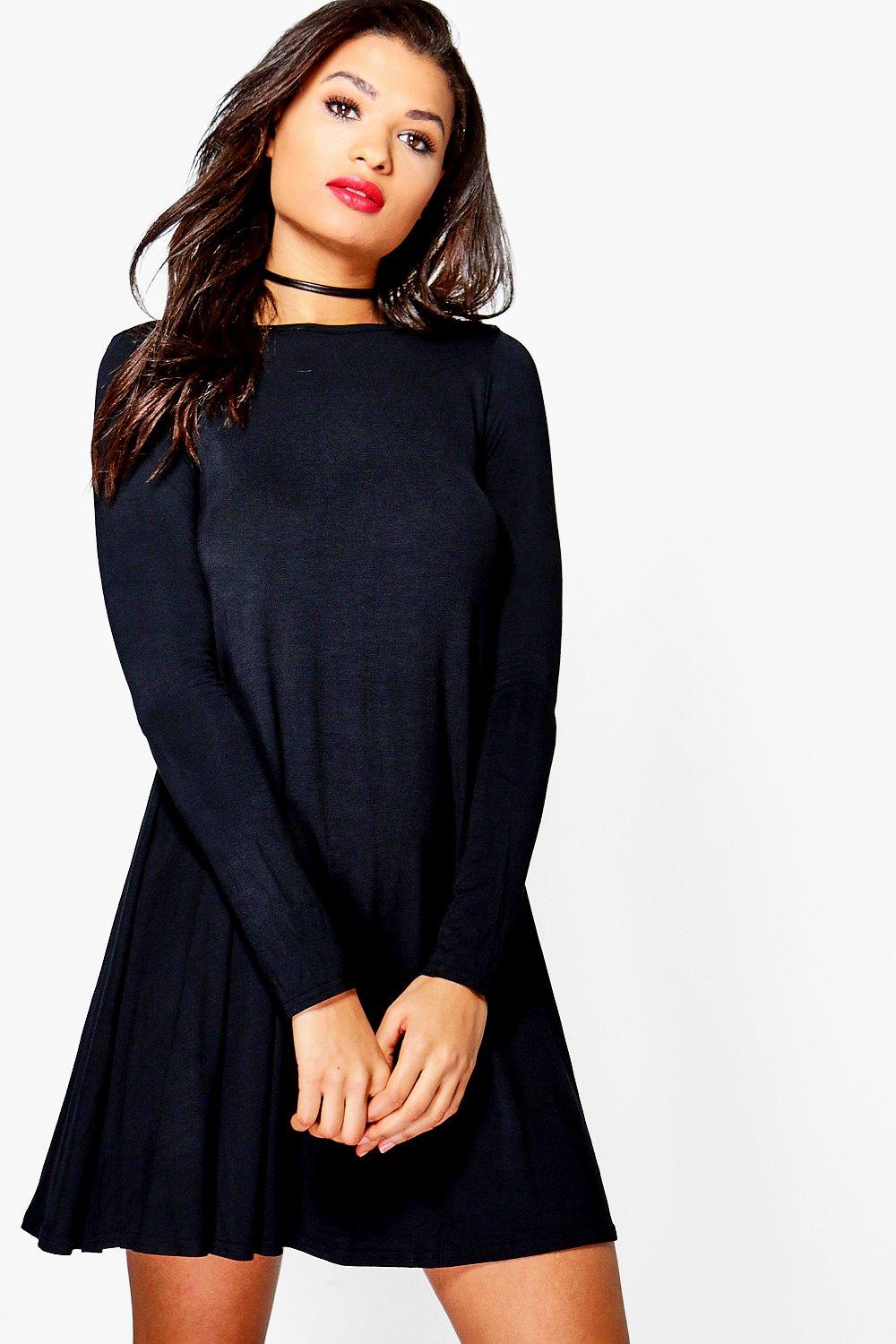 boohoo swing dress