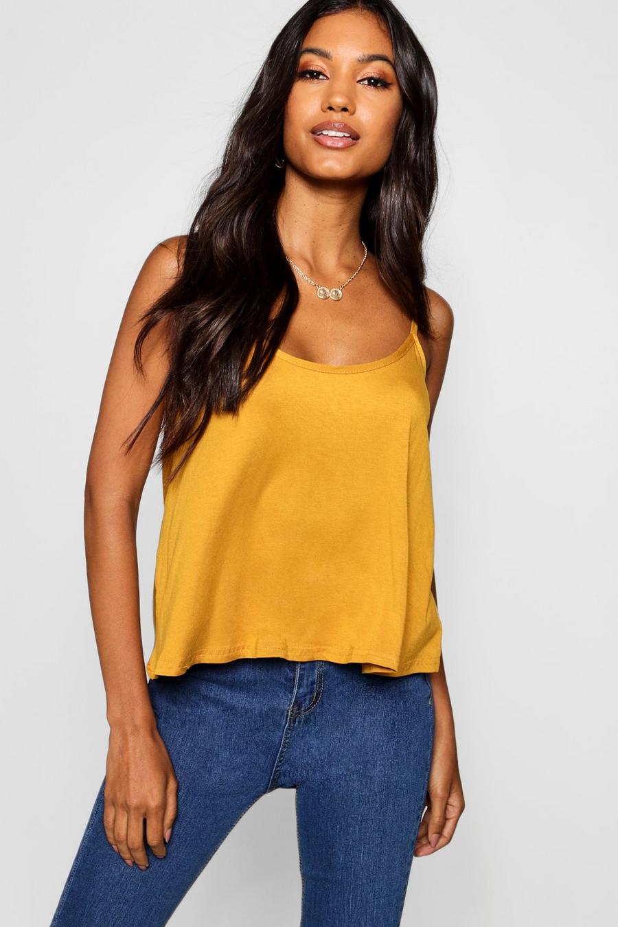 Mustard Basic Swing Cami Top image number 1