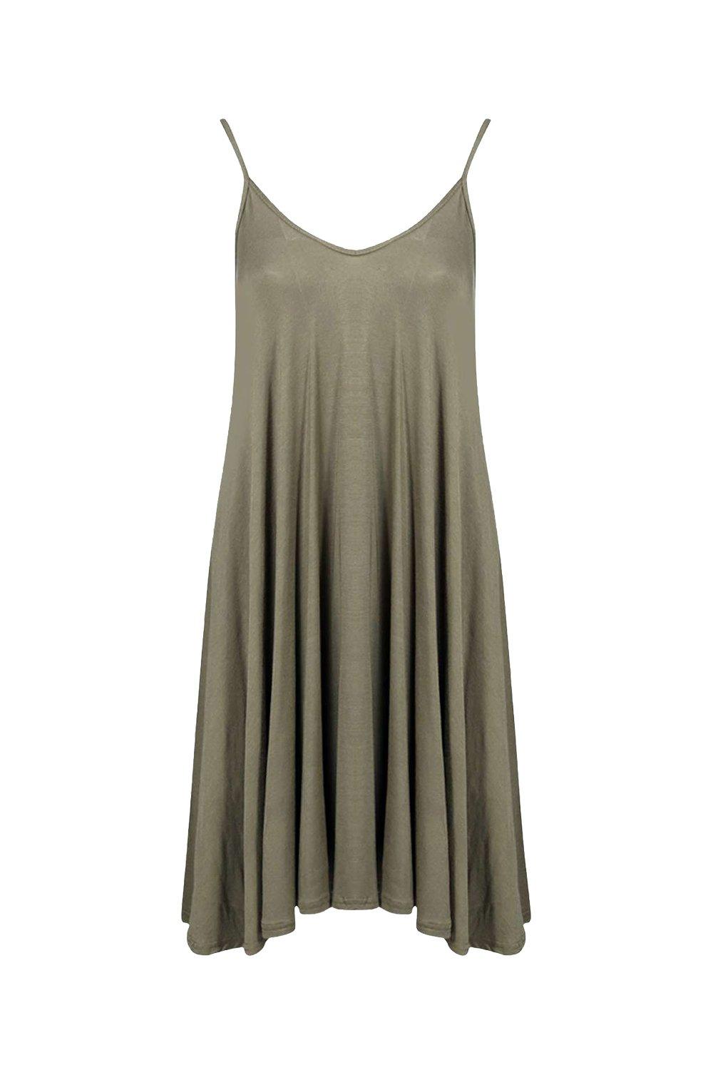 strappy swing dress