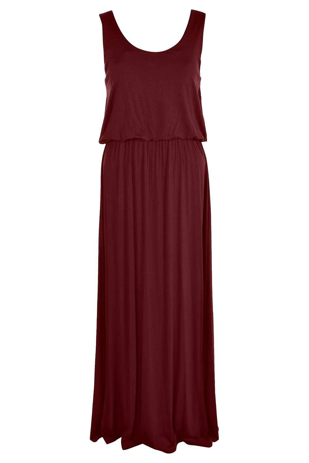 boohoo racer back maxi dress