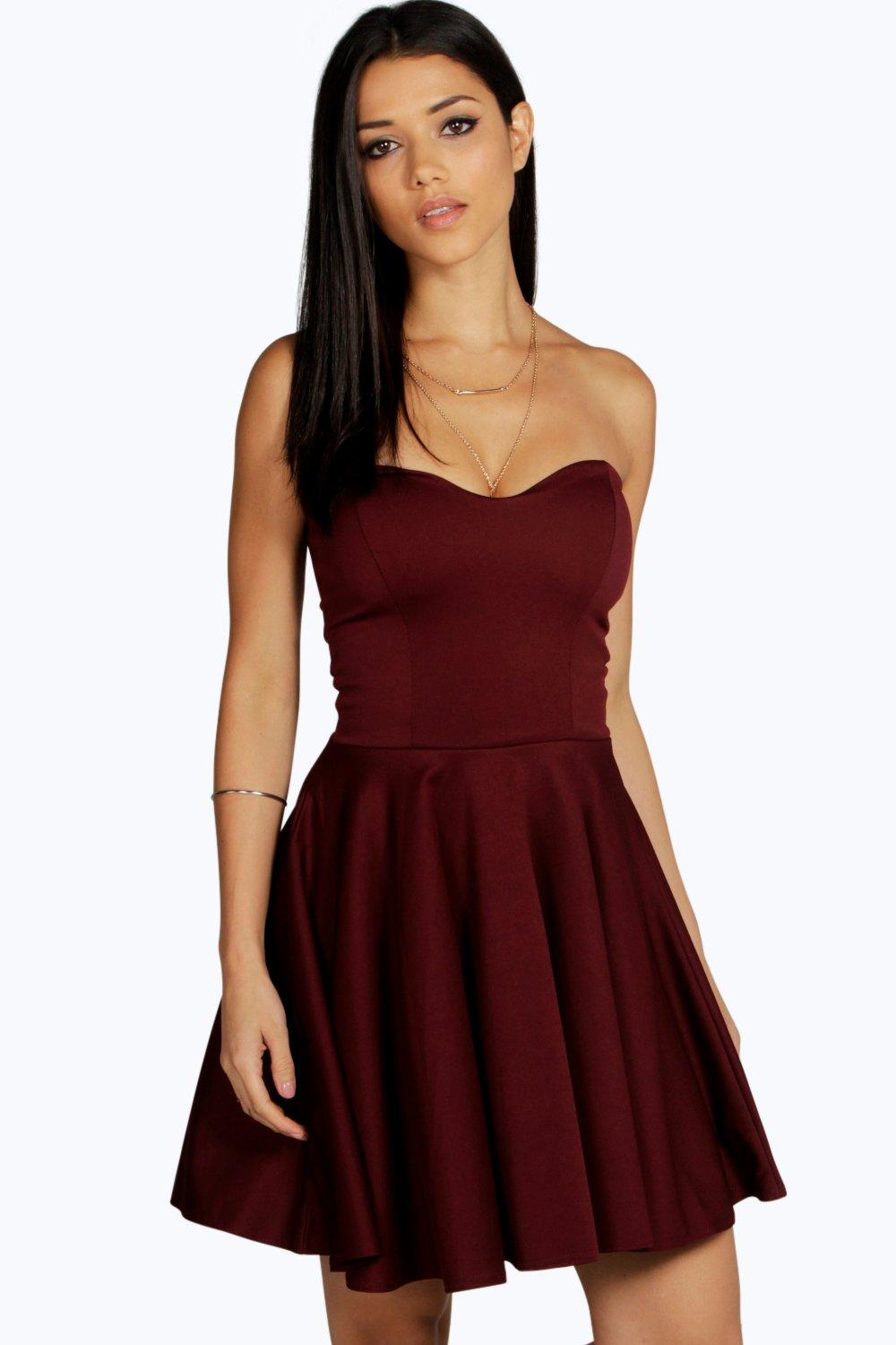 bandeau skater dress uk