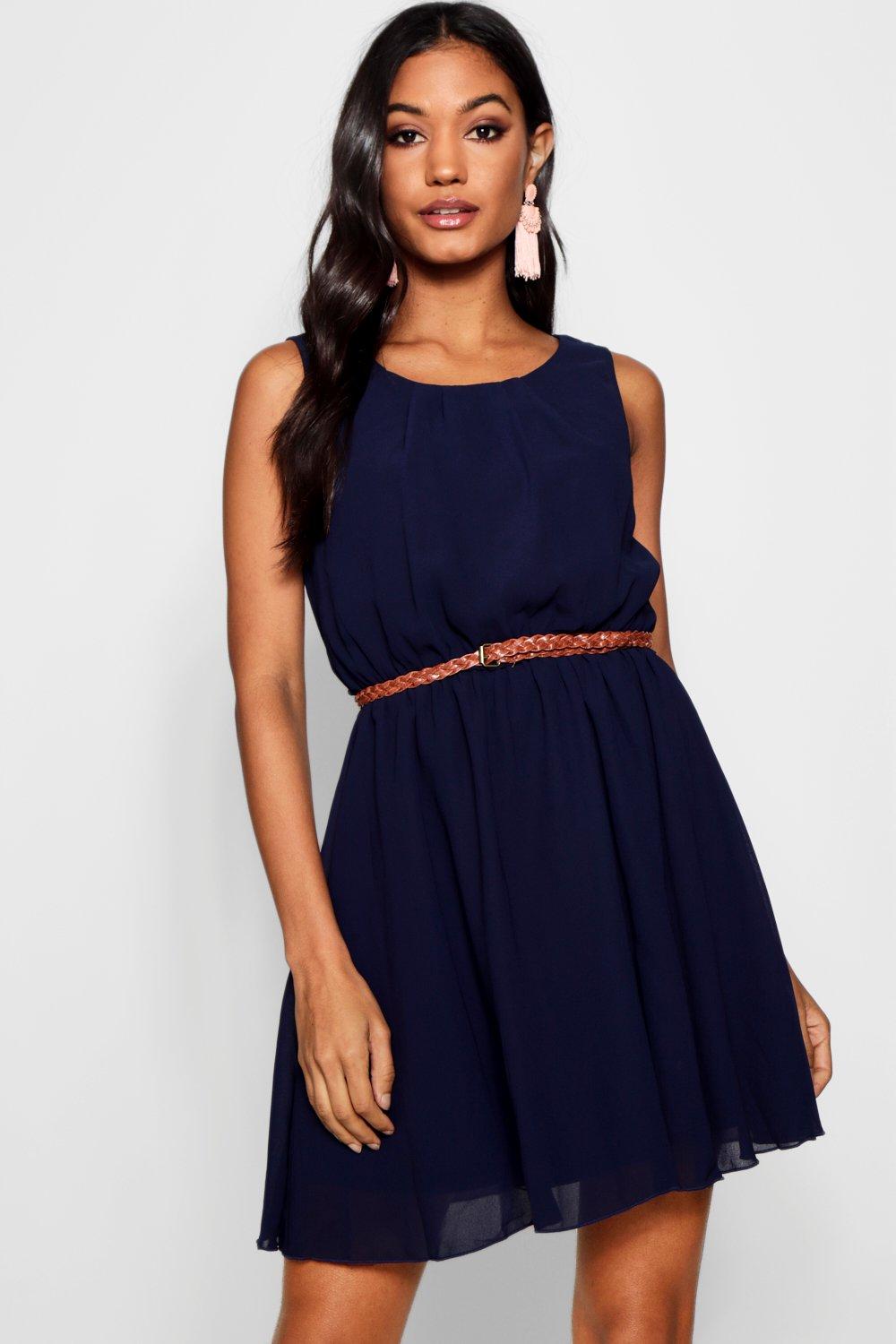 boohoo a line dresses