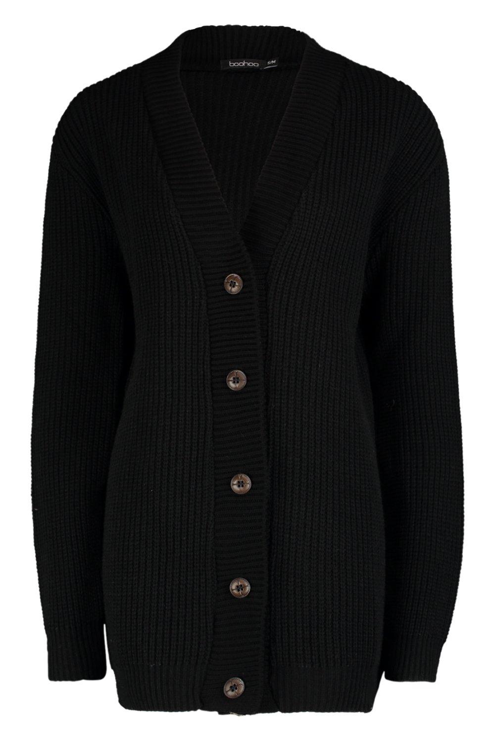 Boohoo 2025 black cardigan