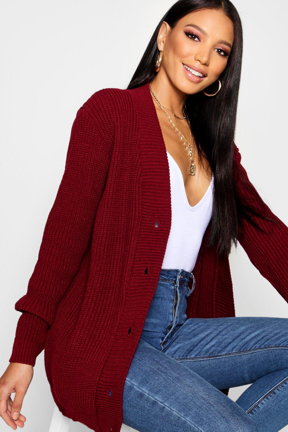 boohoo ladies cardigans