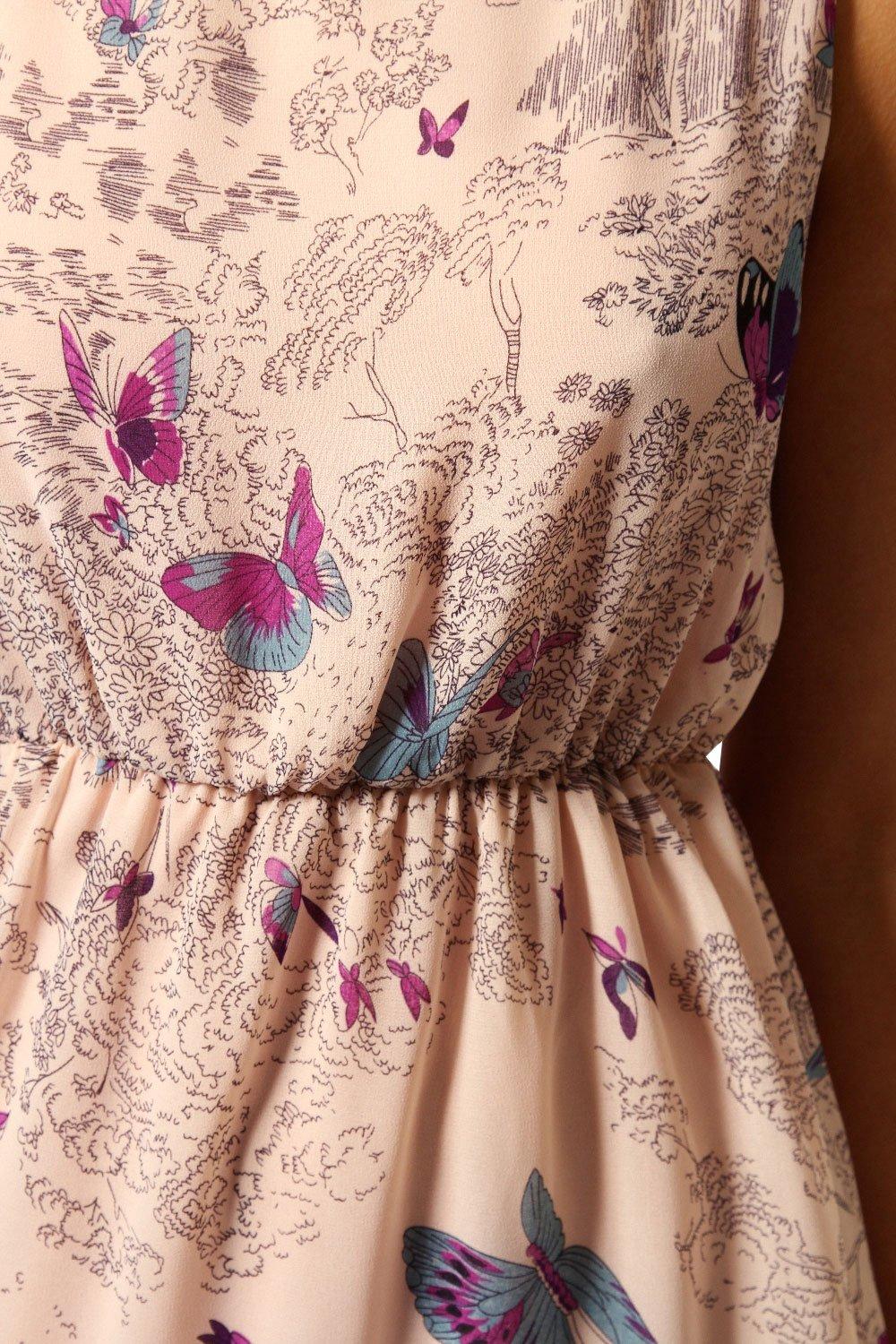 Boohoo butterfly sale dress