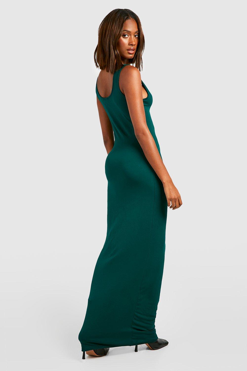 Boohoo emerald 2024 green dress