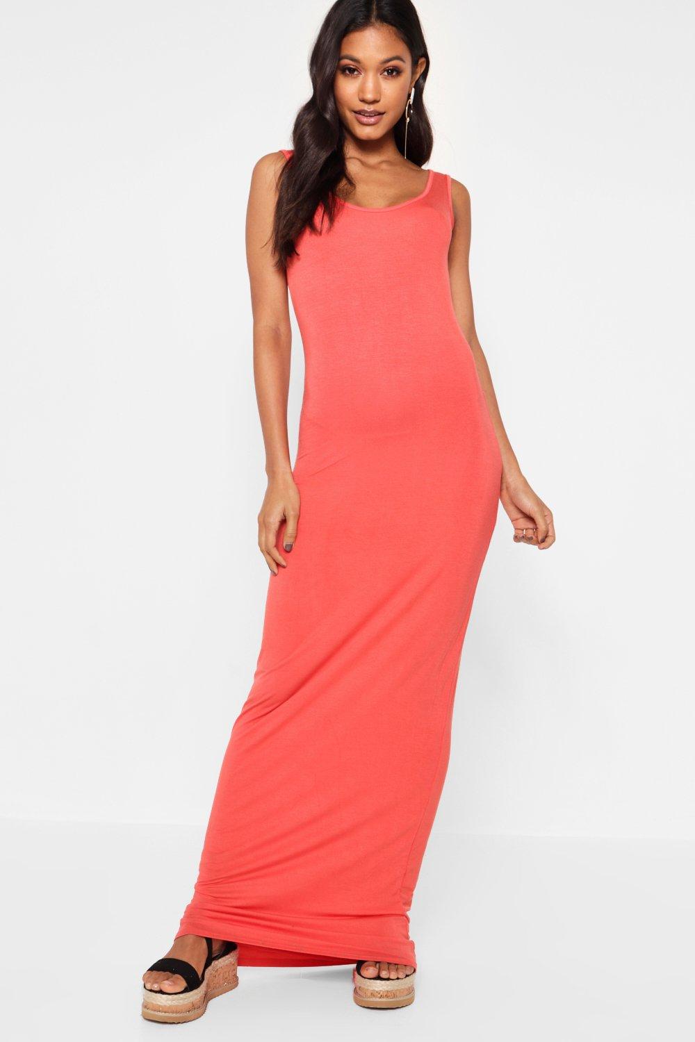 boohoo full length dresses