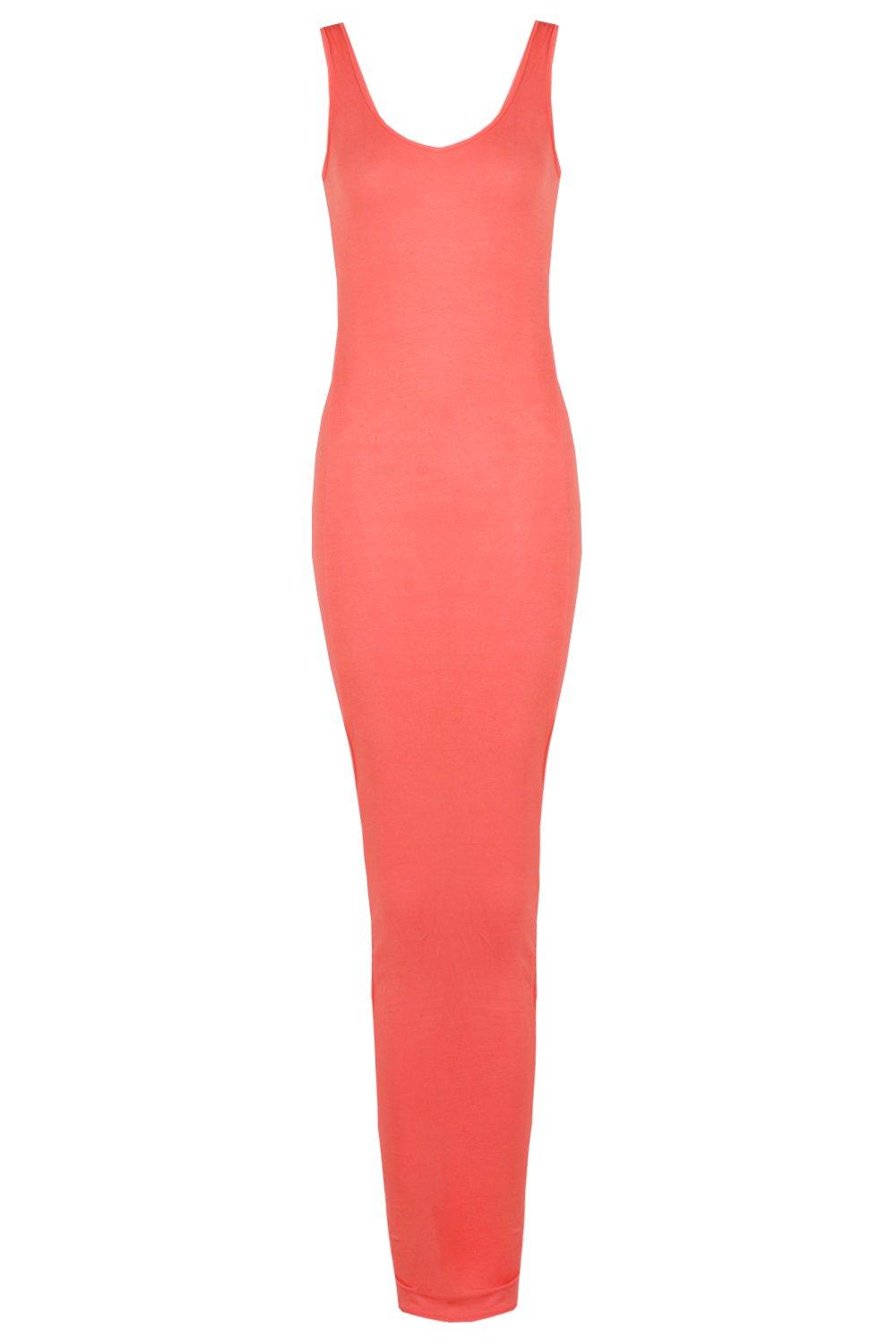 boohoo orange maxi dress