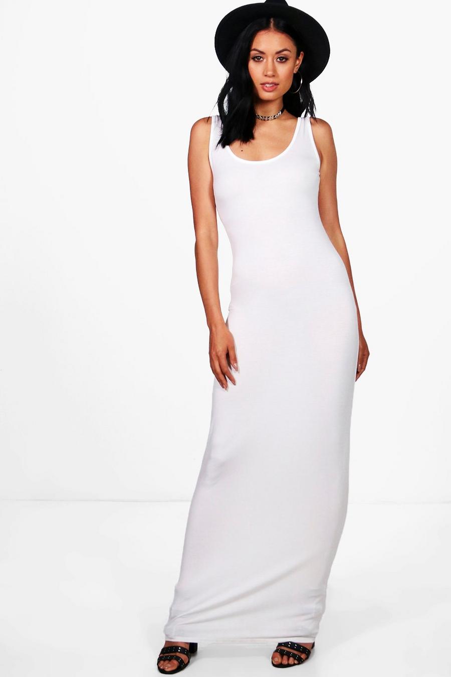White Maxi Dress image number 1