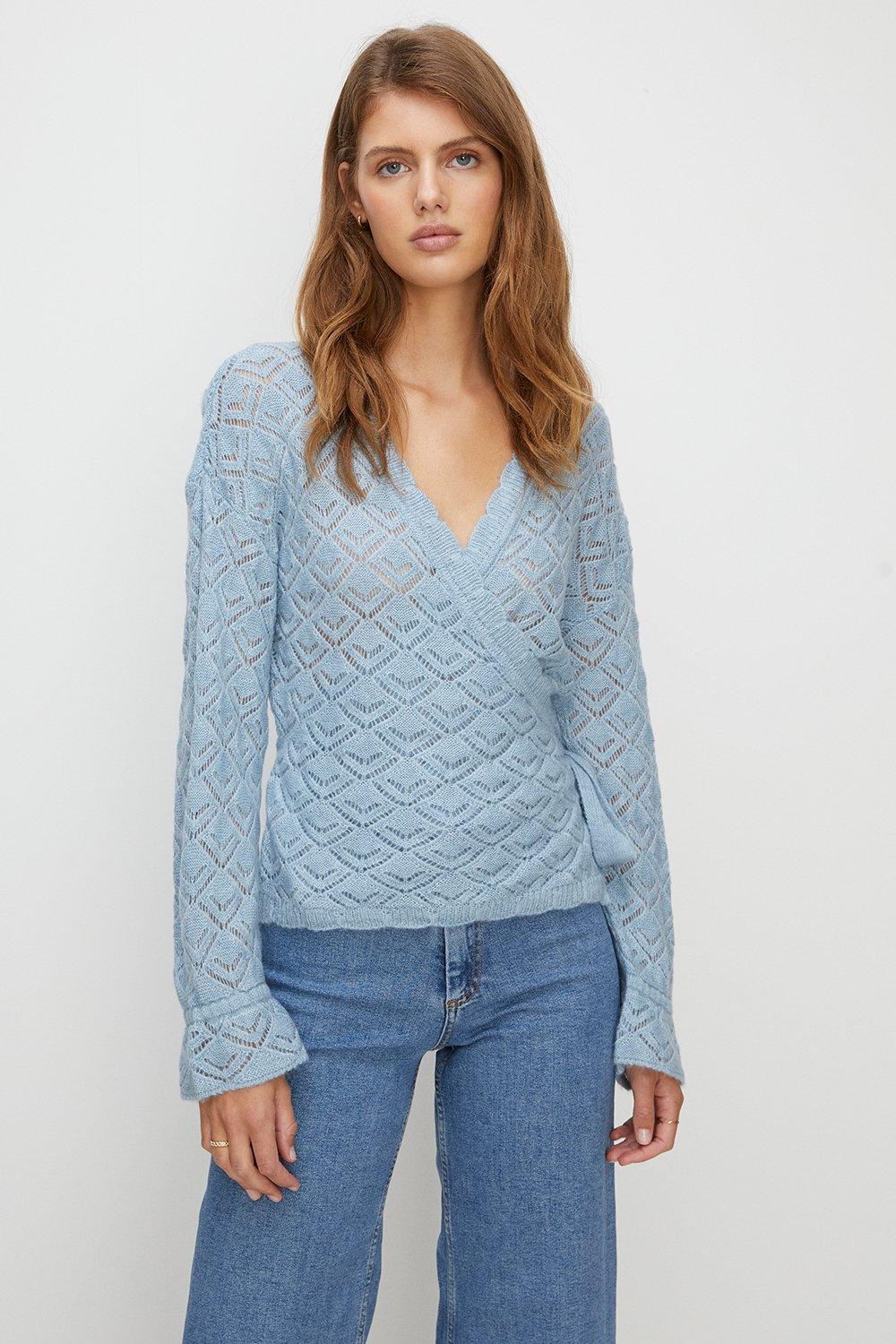 lipsy lofty pointelle jumper