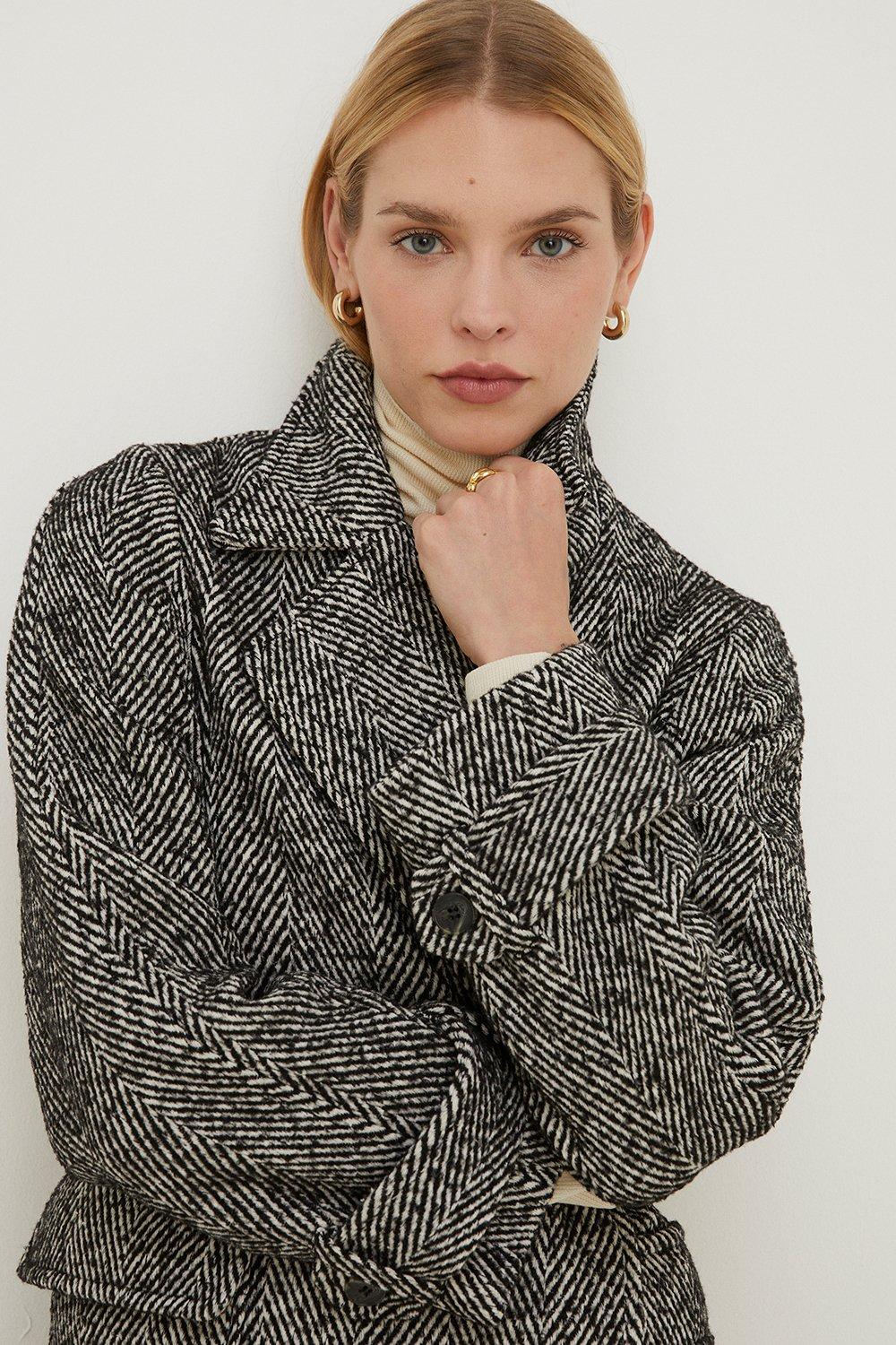 debenhams herringbone coat