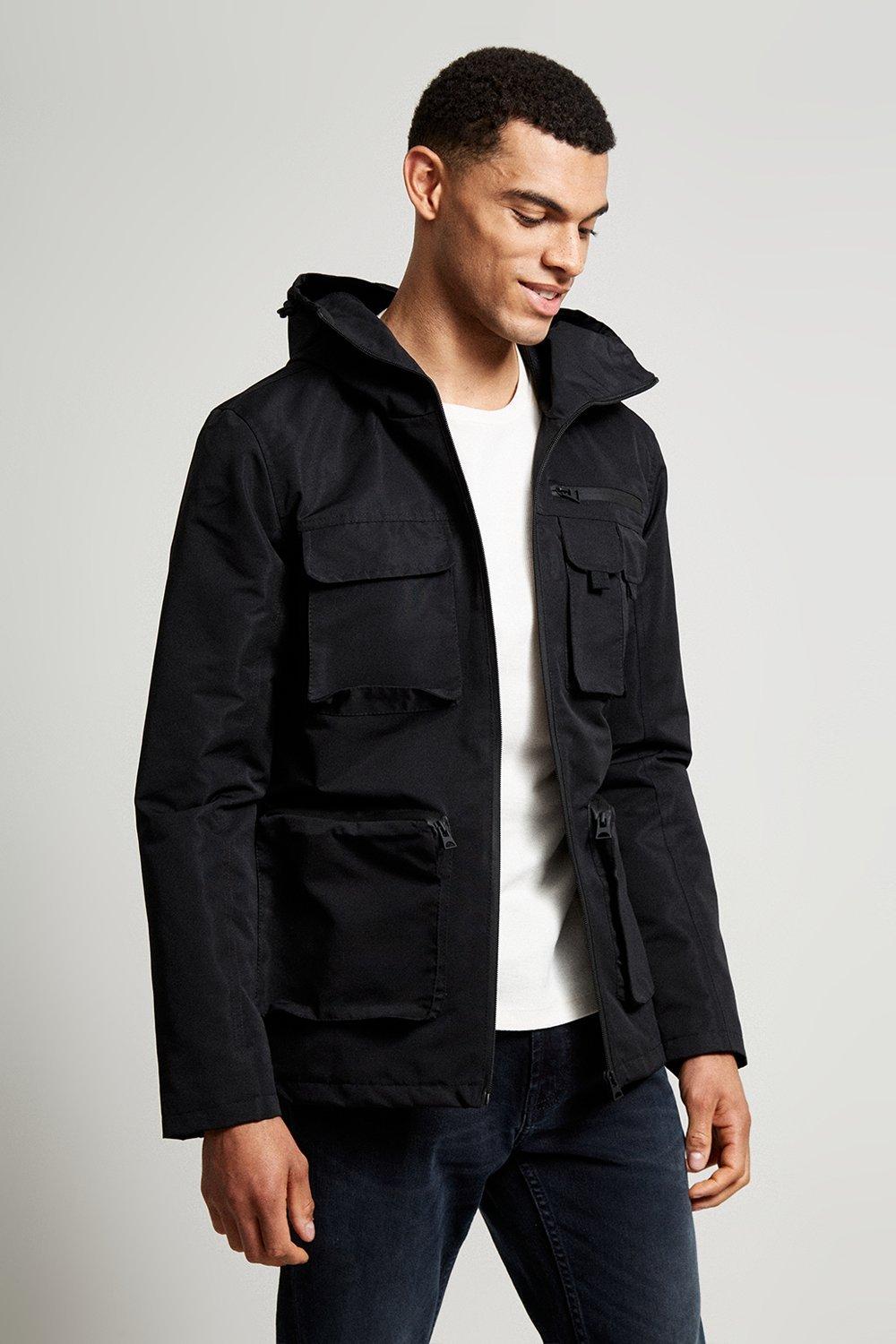 Jackets & Coats | Utility Hooded Black Jacket | Burton