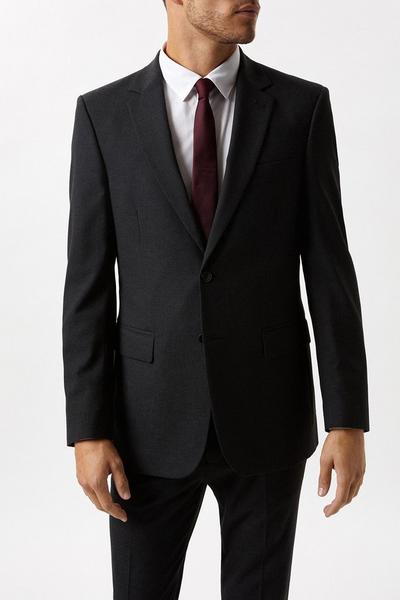 Burton charcoal Plus And Tall Tailored Charcoal Essential Jacket