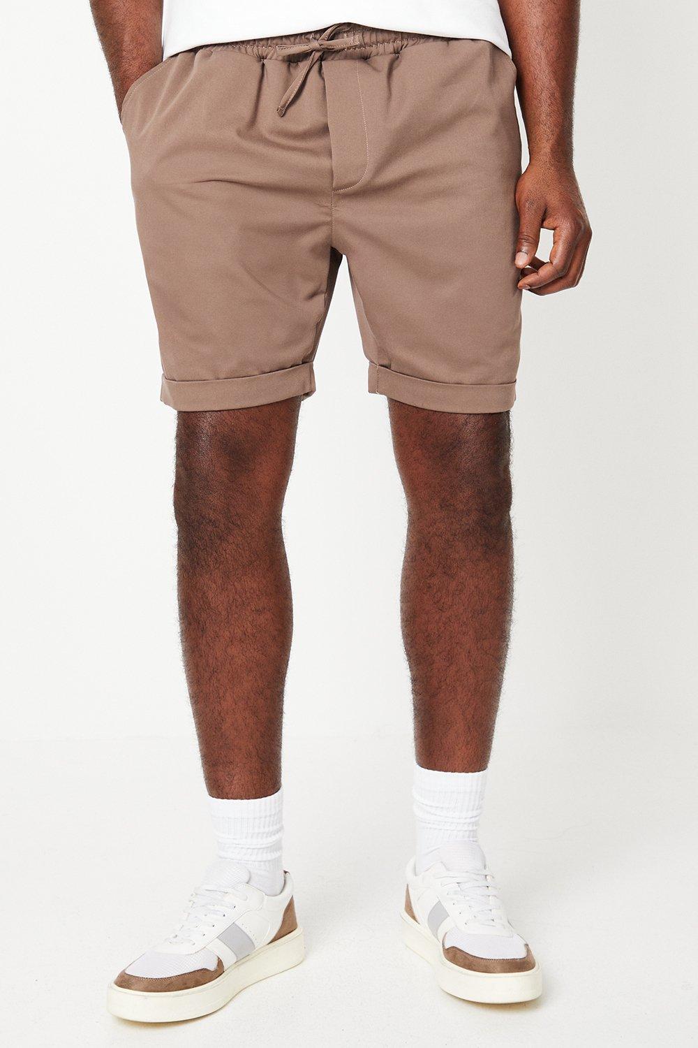 Mens Elasticated Waist Casual Short