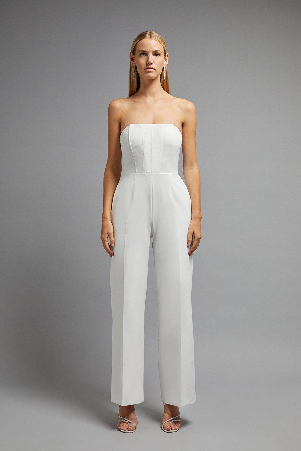 Jumpsuits | Premium Corset Bodice Bandeau Jumpsuit | Coast