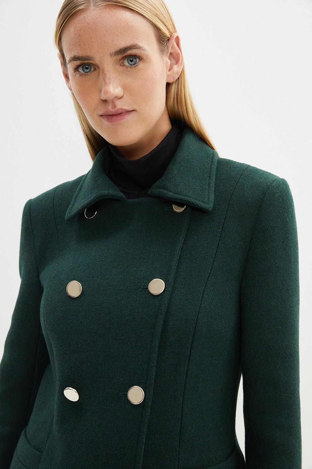 Jackets & Coats | Wool Blend Short Military Coat | Coast