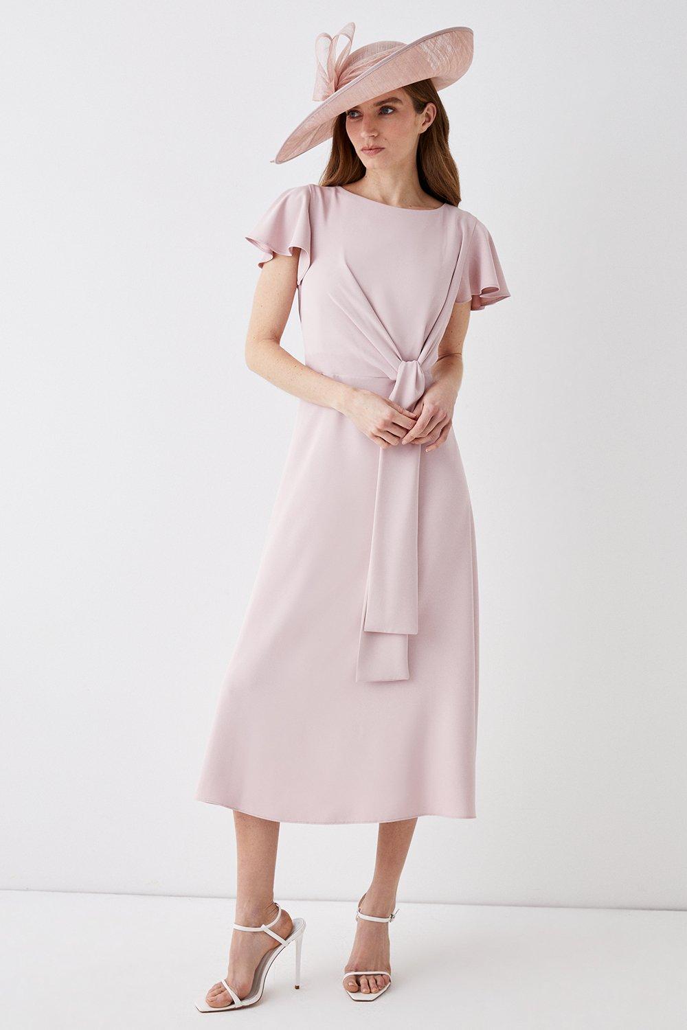 Dresses | Lisa Tan Tie Waist Midi Dress | Coast