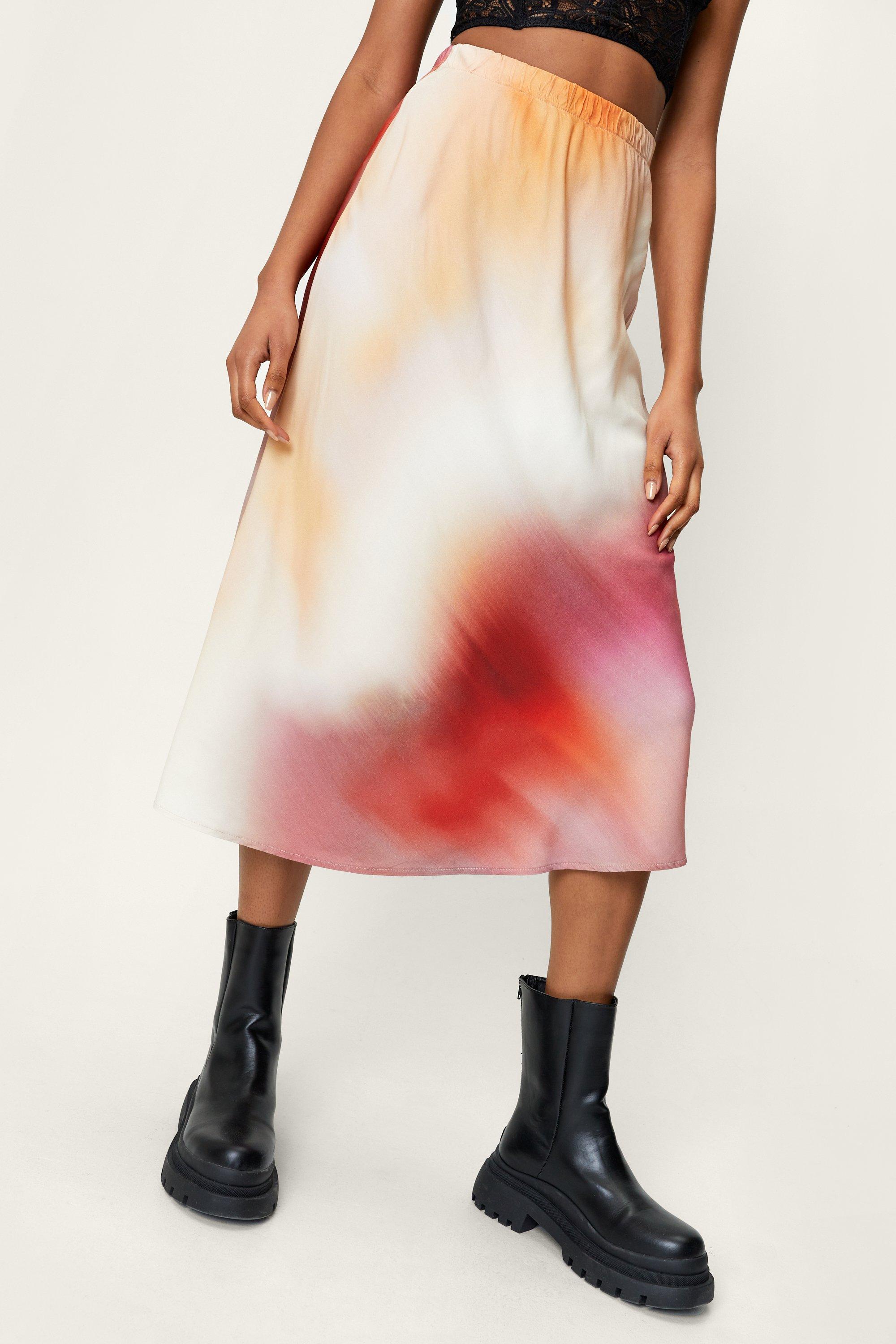 Ombre tie 2025 dye skirt