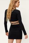 NastyGal Jersey Tie Front Top And Skirt Set thumbnail 4