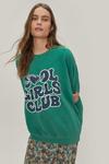 NastyGal Cool Girls Club Long Sleeve Graphic Sweatshirt thumbnail 3
