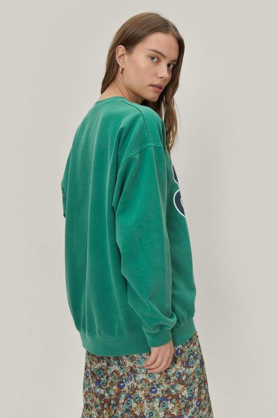 NastyGal Cool Girls Club Long Sleeve Graphic Sweatshirt 4
