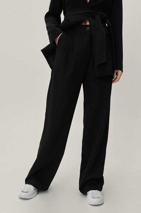NastyGal Tapered Tailored High Waisted Trousers 3