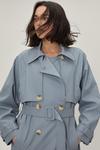 NastyGal Twill Double Breasted Trench Coat thumbnail 1