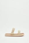 NastyGal Leather Padded Double Strap Mules thumbnail 3