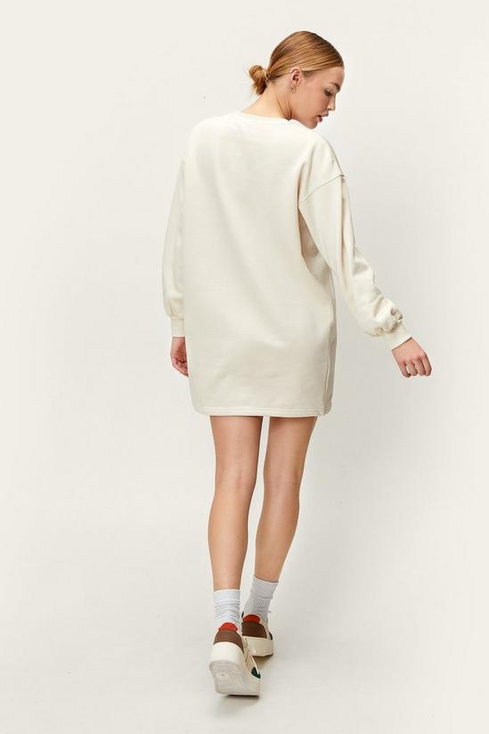 NastyGal Petite Graphic Mini Sweater Dress 4