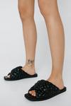NastyGal Wide Fit Braided Cross Over Mule Sandals thumbnail 2