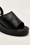 NastyGal Chunky Buckle Cleated Sole Open Toe Sandals thumbnail 4
