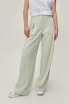 NastyGal Pleat Front Super Wide Leg Trousers thumbnail 2