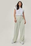 NastyGal Pleat Front Super Wide Leg Trousers thumbnail 3