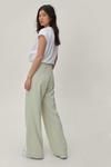 NastyGal Pleat Front Super Wide Leg Trousers thumbnail 4