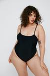 NastyGal Plus Size Polyester Ruched Swimsuit thumbnail 2