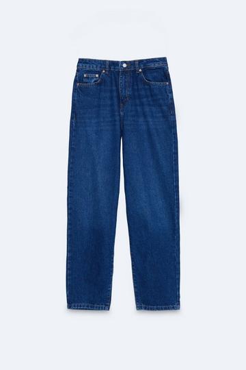 High Waist Denim Mom Jeans vintage wash