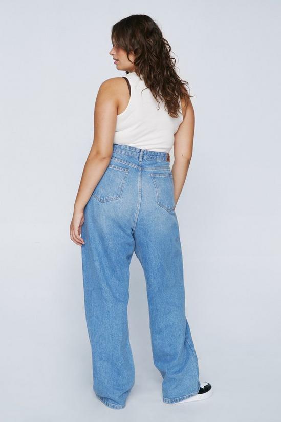 NastyGal Plus Size Cotton Boyfriend Denim Jeans 4