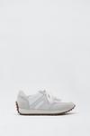 NastyGal Leather And Suede Runner Sneakers thumbnail 3