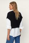 NastyGal Boxy Cropped Knitted Sweater Vest thumbnail 4